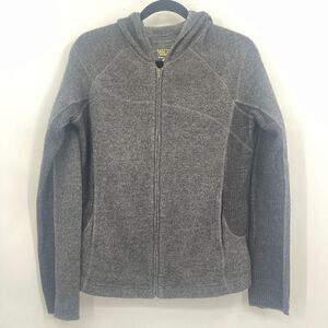Mountain Hardware Charcoal Gray Safarin Full-Zip Hoodie Sweatshirt Size Large